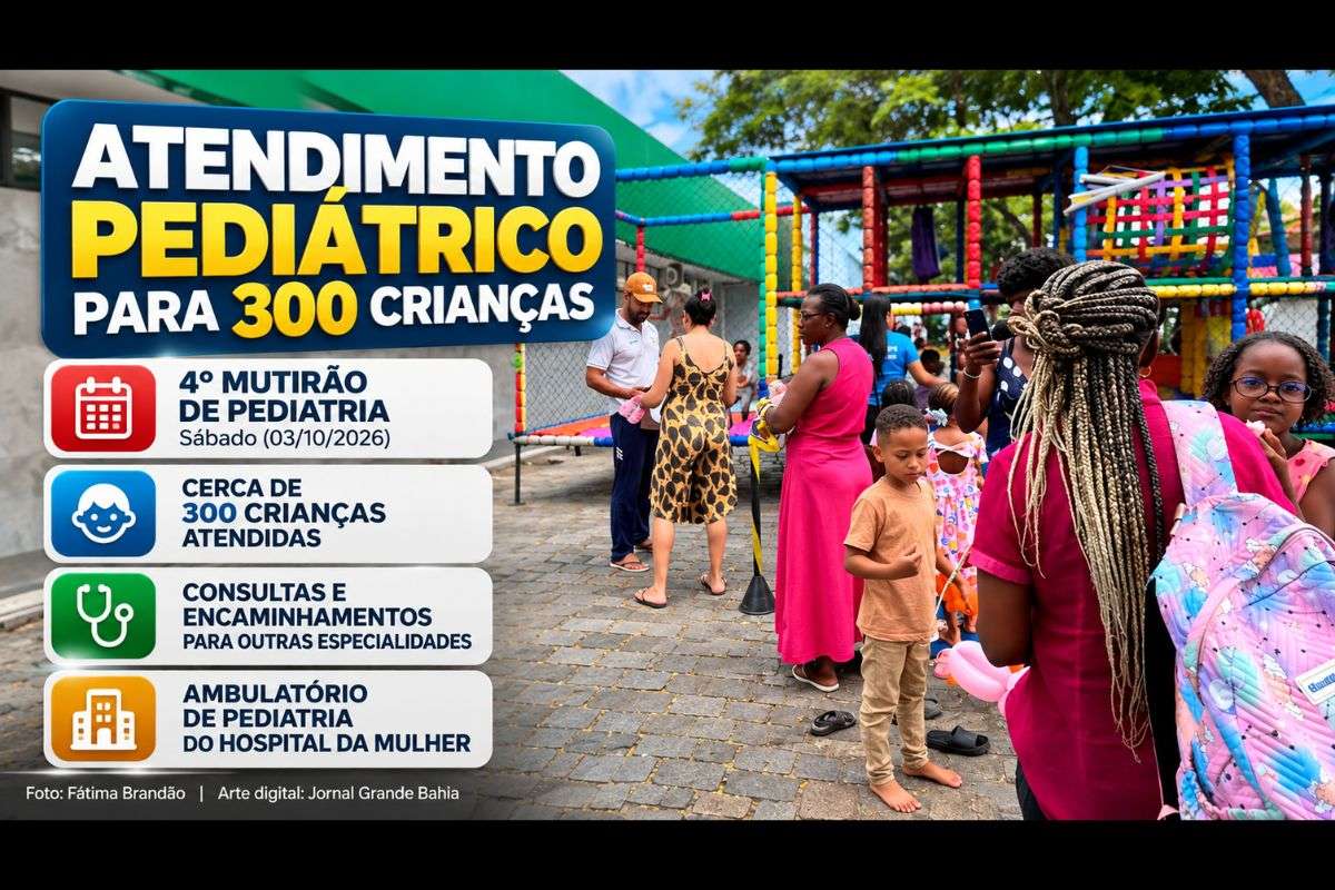 Ação da Fundação Hospitalar ampliou o acesso a consultas pediátricas e encaminhamentos para outras especialidades neste sábado (03/10/2026).