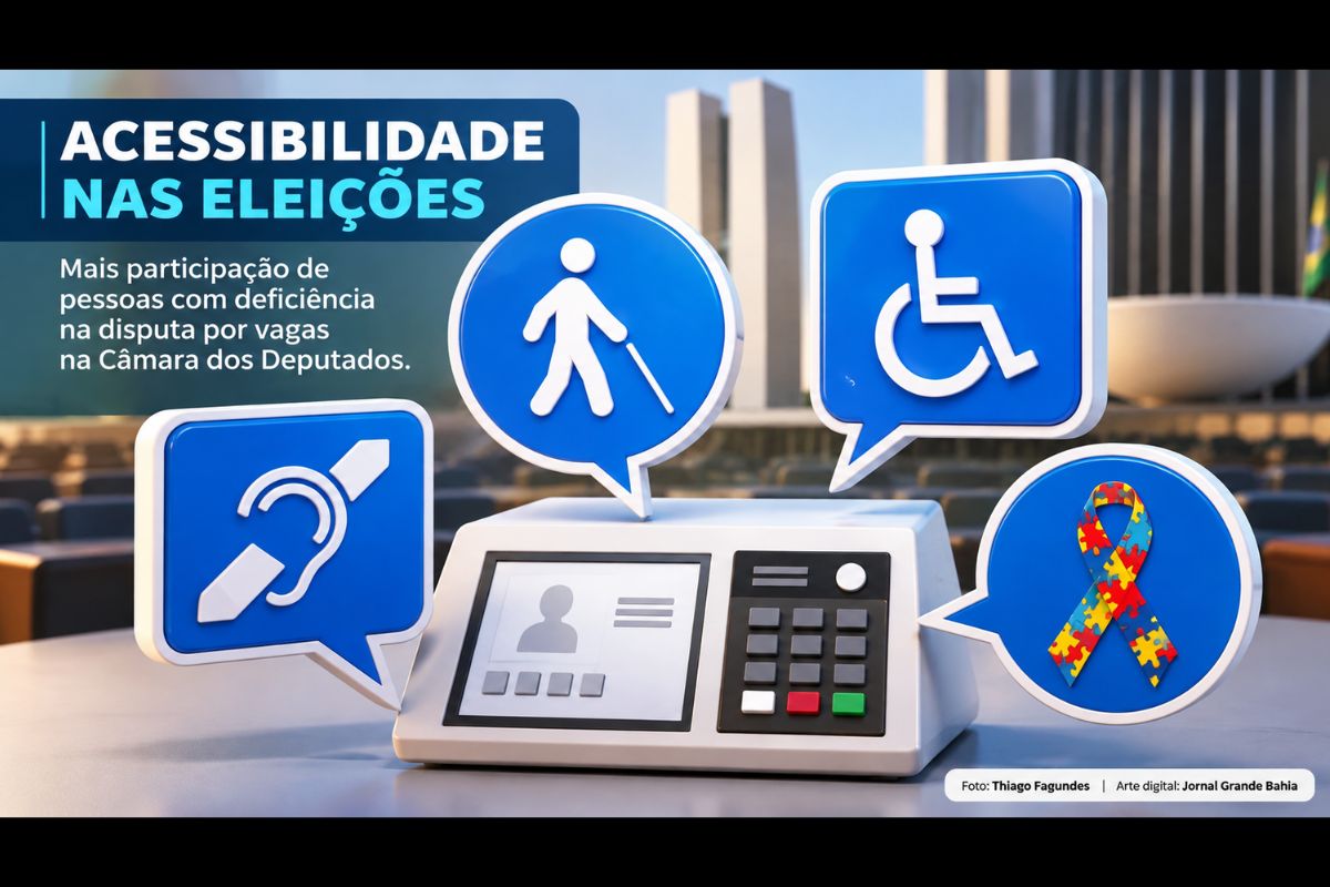 Eleitos declararam deficiência auditiva, física, visual ou transtorno do espectro autista; Número de candidaturas de pessoas com deficiência cresceu 19,19% em relação a 2022.