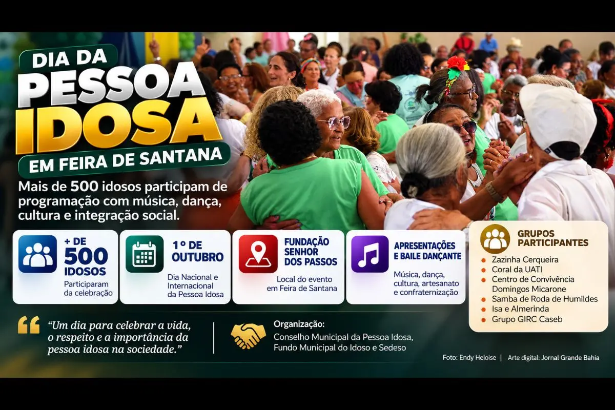 Programação realizada na Fundação Senhor dos Passos reuniu grupos de convivência e atividades de lazer, cultura, artesanato e integração social.