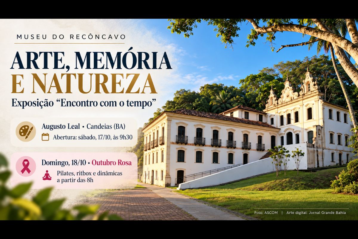 Programação dos museus administrados pelo IPAC inclui oficinas, exposições, apresentações musicais e atividades educativas neste fim de semana.