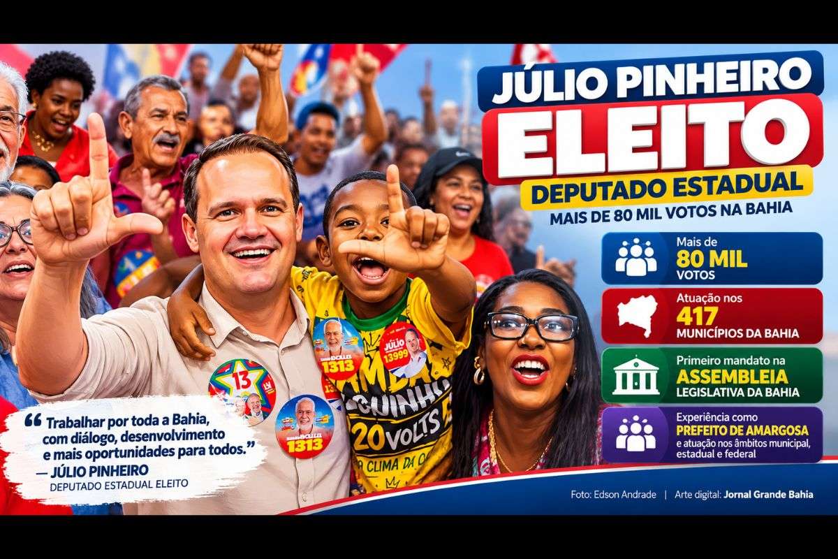 Ex-prefeito de Amargosa, Júlio Pinheiro chega à Assembleia Legislativa da Bahia e afirma que pretende atuar nos 417 municípios do estado.