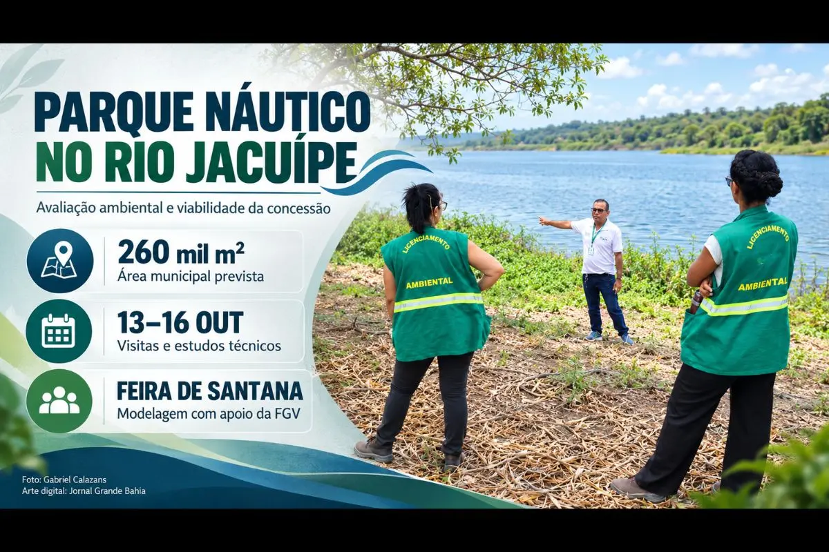 Visita técnica realizada em 14 de outubro integra os estudos para definir a viabilidade e as condições de concessão do futuro complexo de lazer, turismo, esportes e eventos.