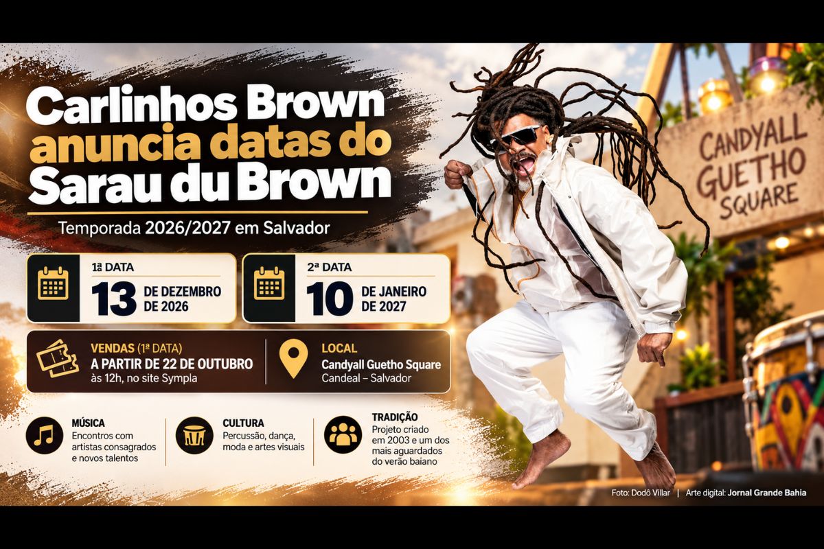 Evento no Candyall Guetho Square terá apresentações em 13 de dezembro de 2026 e 10 de janeiro de 2027.