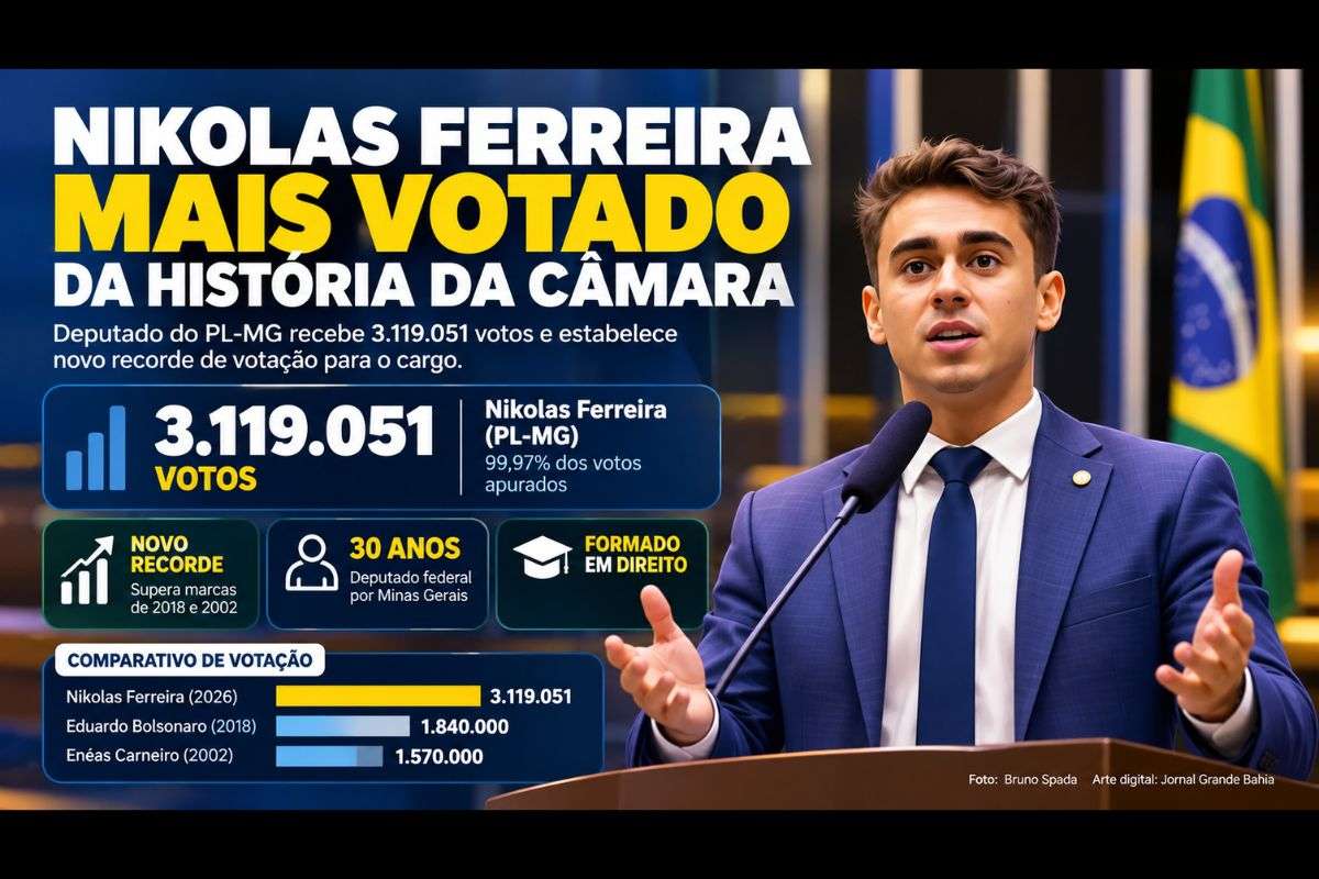 Deputados do PL lideram votação nacional, enquanto Alvinho Lira se torna o eleito mais jovem e Erika Hilton estabelece novo recorde entre as mulheres.