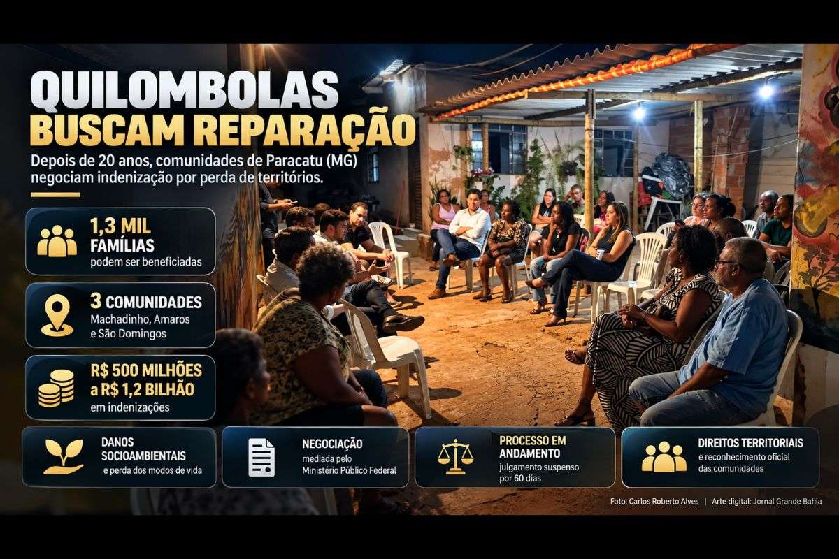 Negociação mediada pelo Ministério Público Federal envolve cerca de 1,3 mil famílias das comunidades de Machadinho, Amaros e São Domingos, em Minas Gerais.